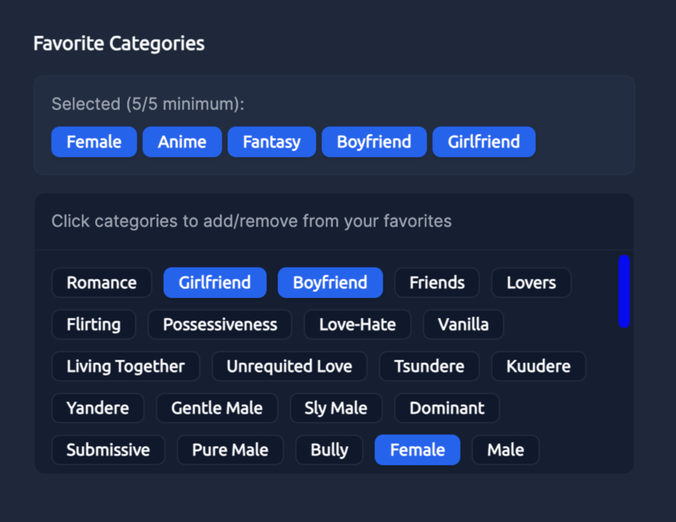 favourite-categories